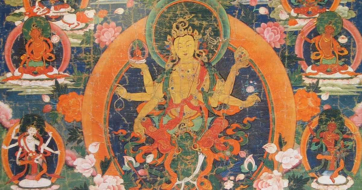 Ngự Tam Thế Tự Tại Vương Hari Hari Hari Vahana Lokeshvara
