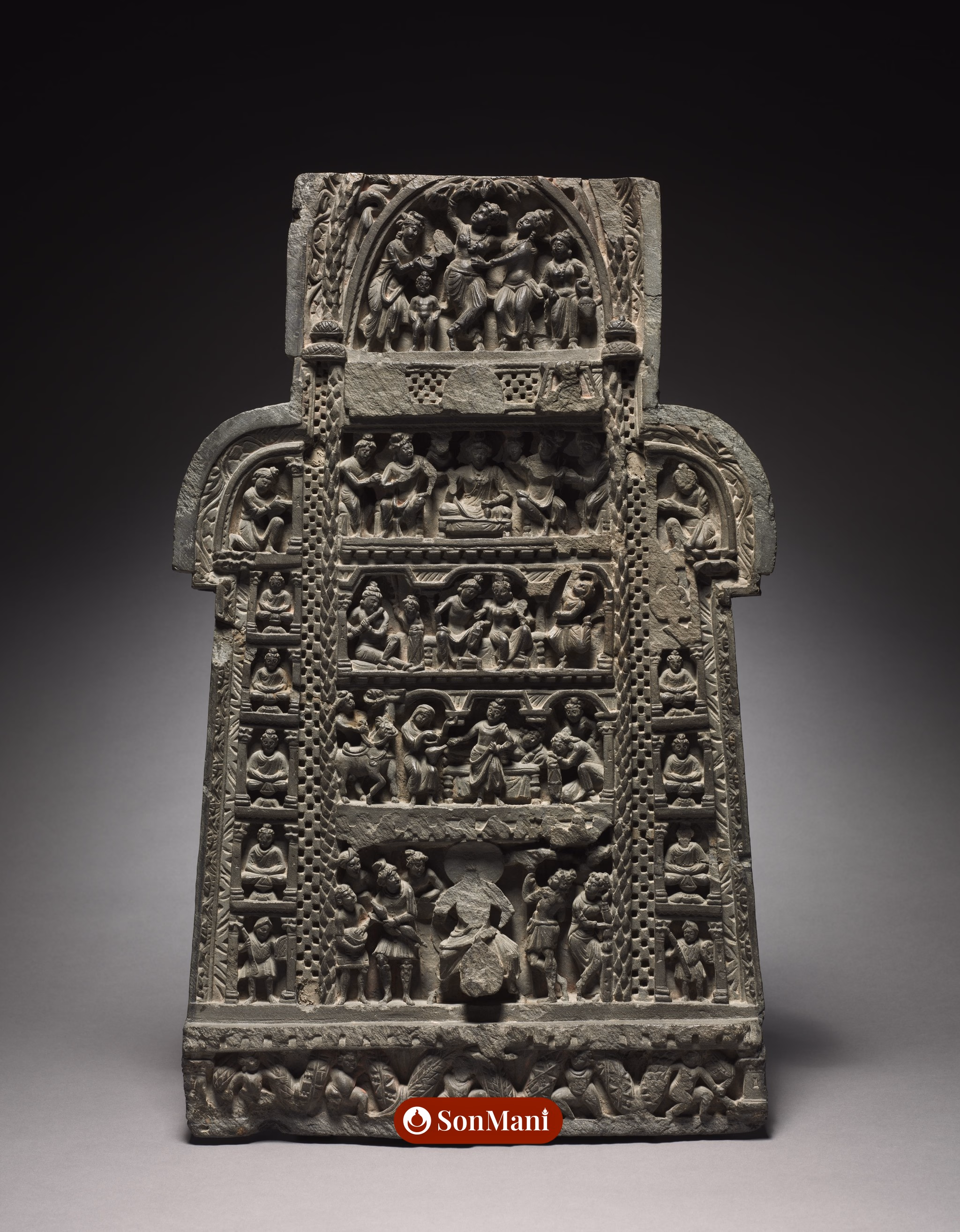 Scenes from the Life of the Buddha, Gandhāra, Pakistan, Kushan period, 2nd century CE