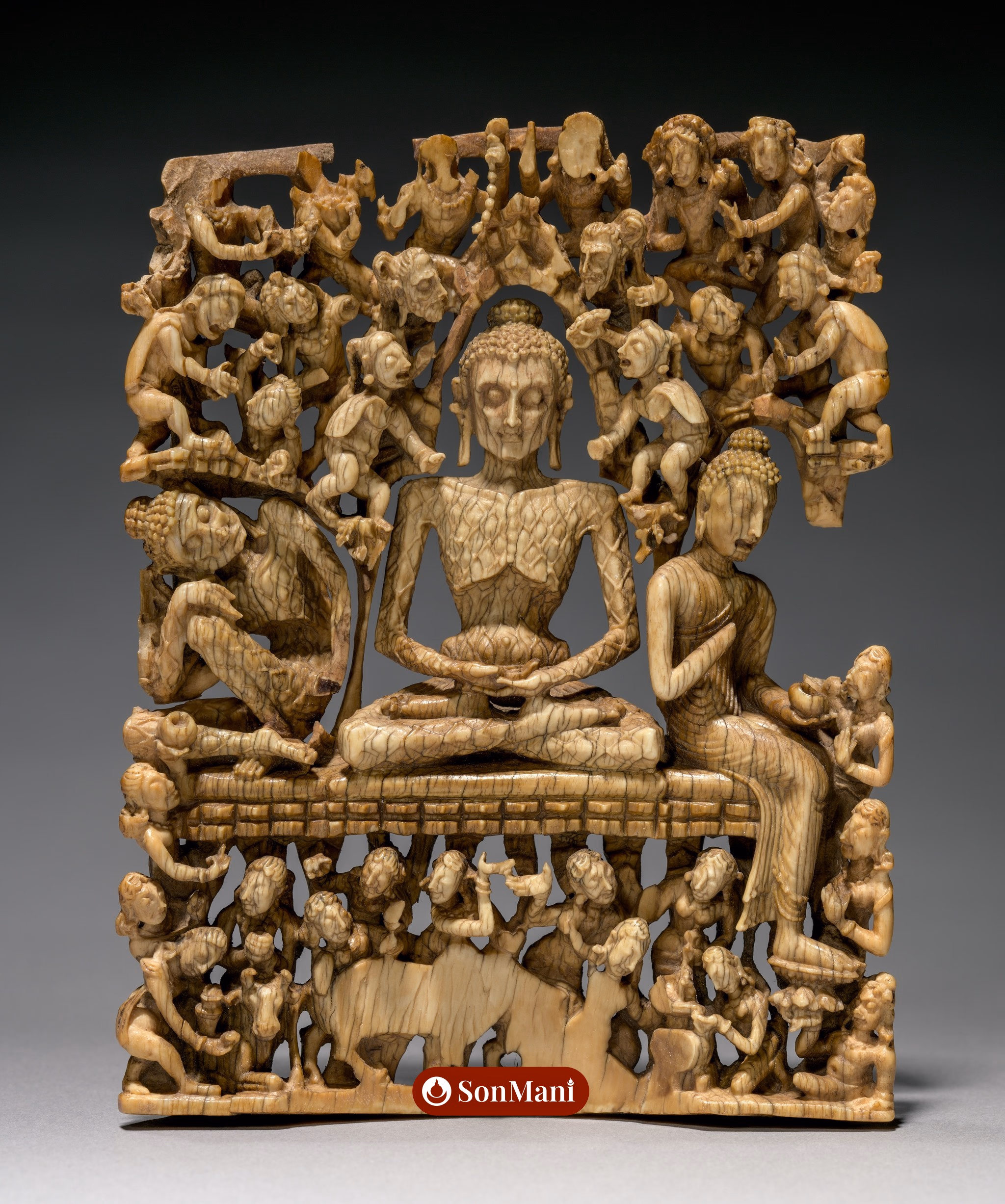 Fasting Buddha, Kashmir, India, 8th century
