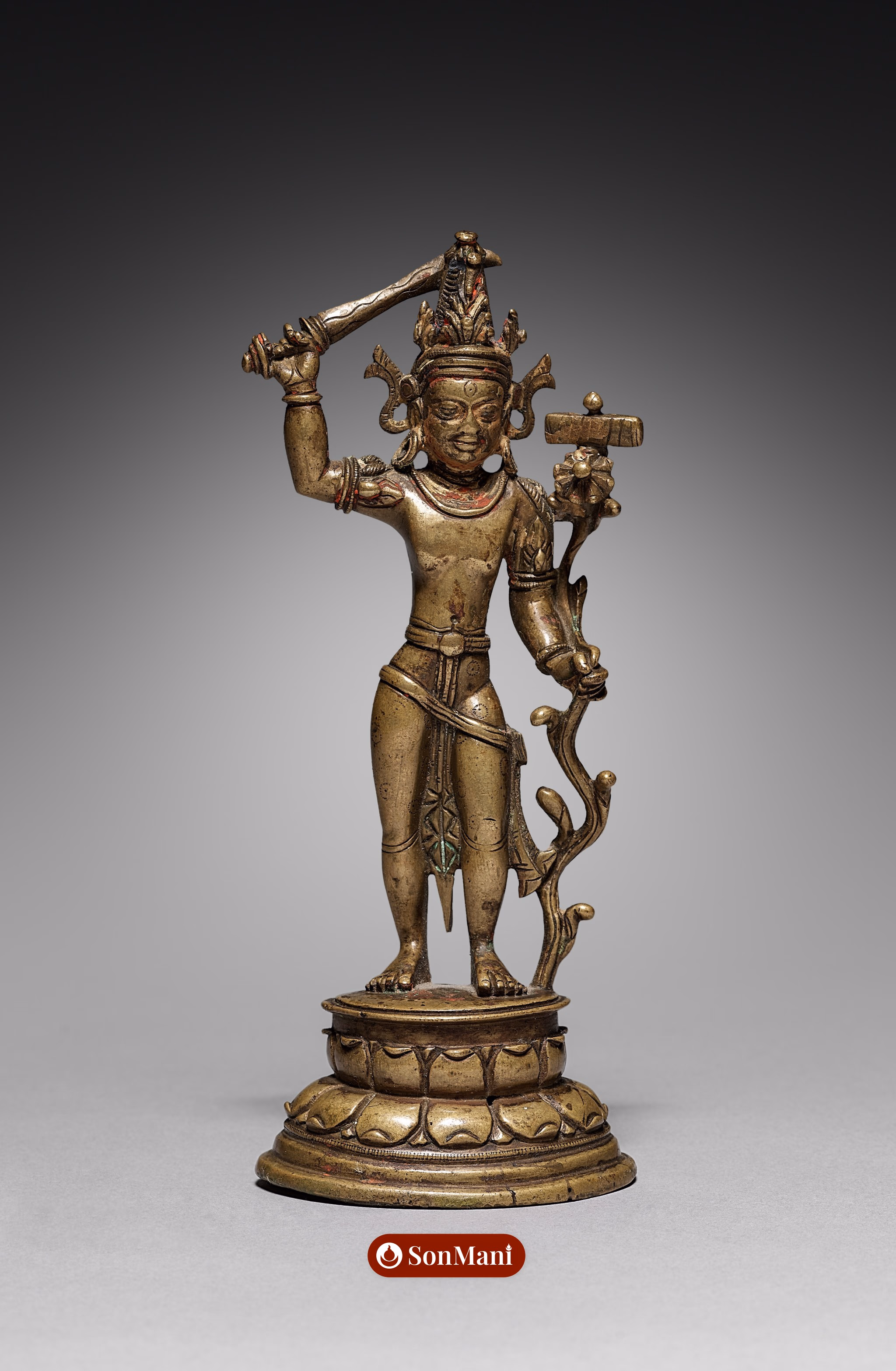 Standing Manjushri (Arapacana form), India, Pala, 12th–13th century
