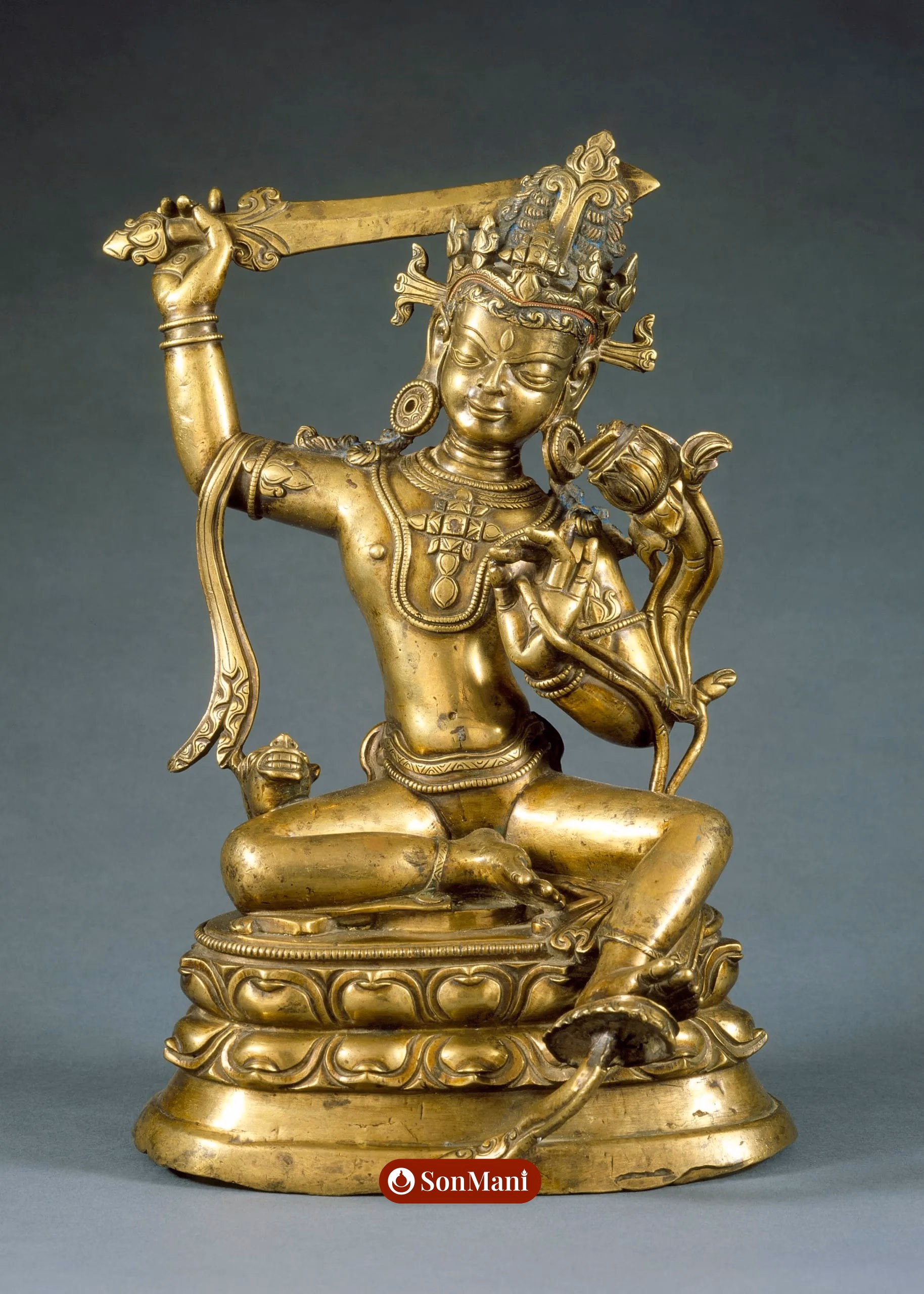 The Bodhisattva Manjushri (Arapacana Manjushri), 13th century