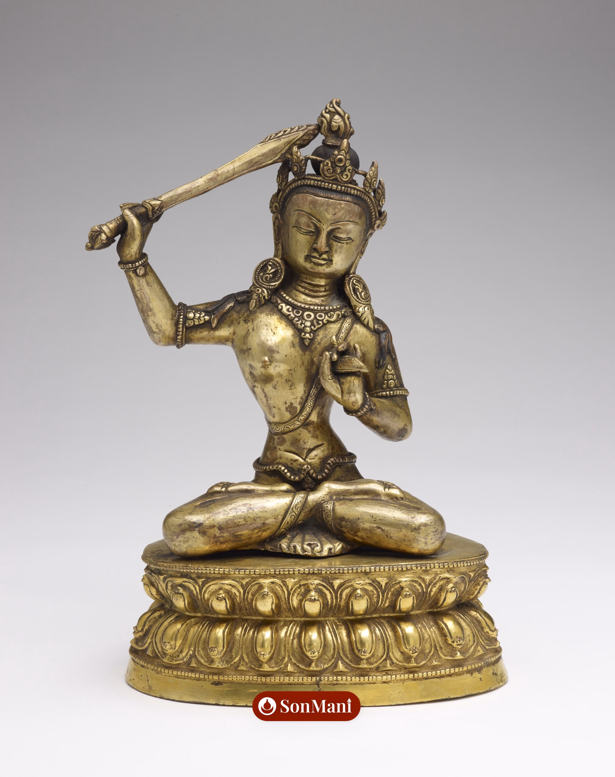 Manjushri, Tsang province, Central Tibet, 15th century or later